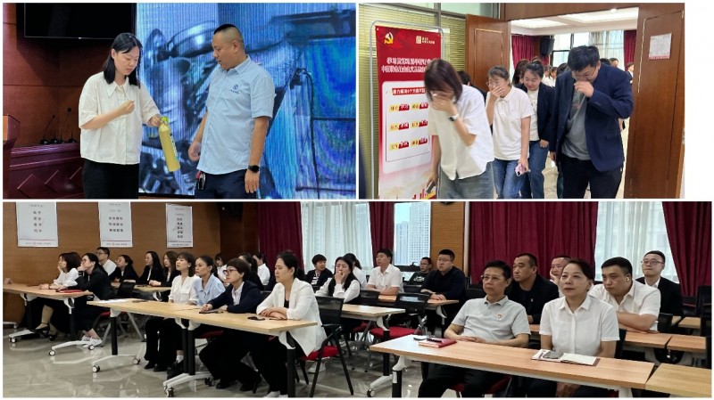 人保寿险黑龙江省分公司开展2024年安全生产月消防技能培训暨消防安全应急演练(图1)
