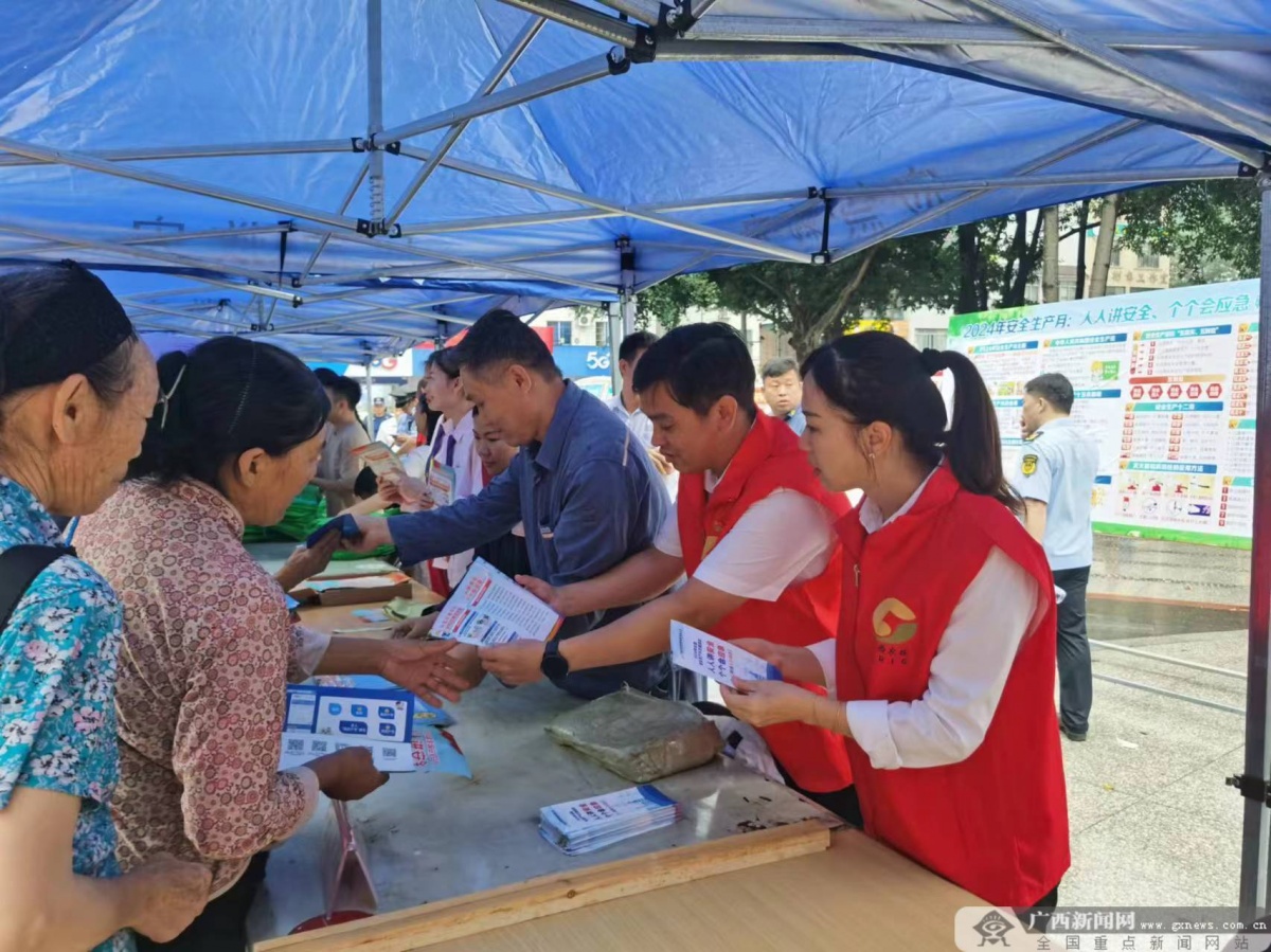 凌云县举办安全生产月宣传活动提升市民安全意识(图1)