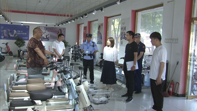 星空体育：三河市集中开展第四次电动自行车联合检查行动(图1)