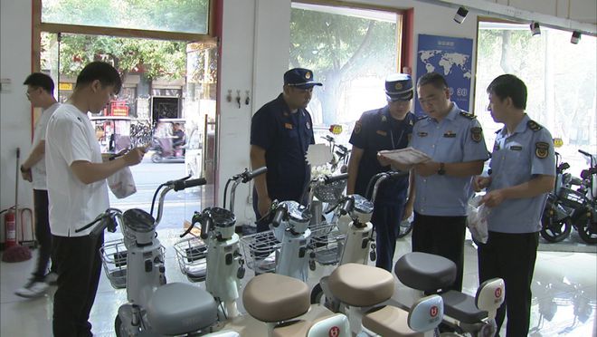 星空体育：三河市集中开展第四次电动自行车联合检查行动(图3)