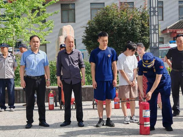 凤翔区博物馆举办消防救援演练(图2)