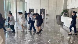 保险五进入昆仑健康保险山东分公司积极开展消防演练活动(图2)