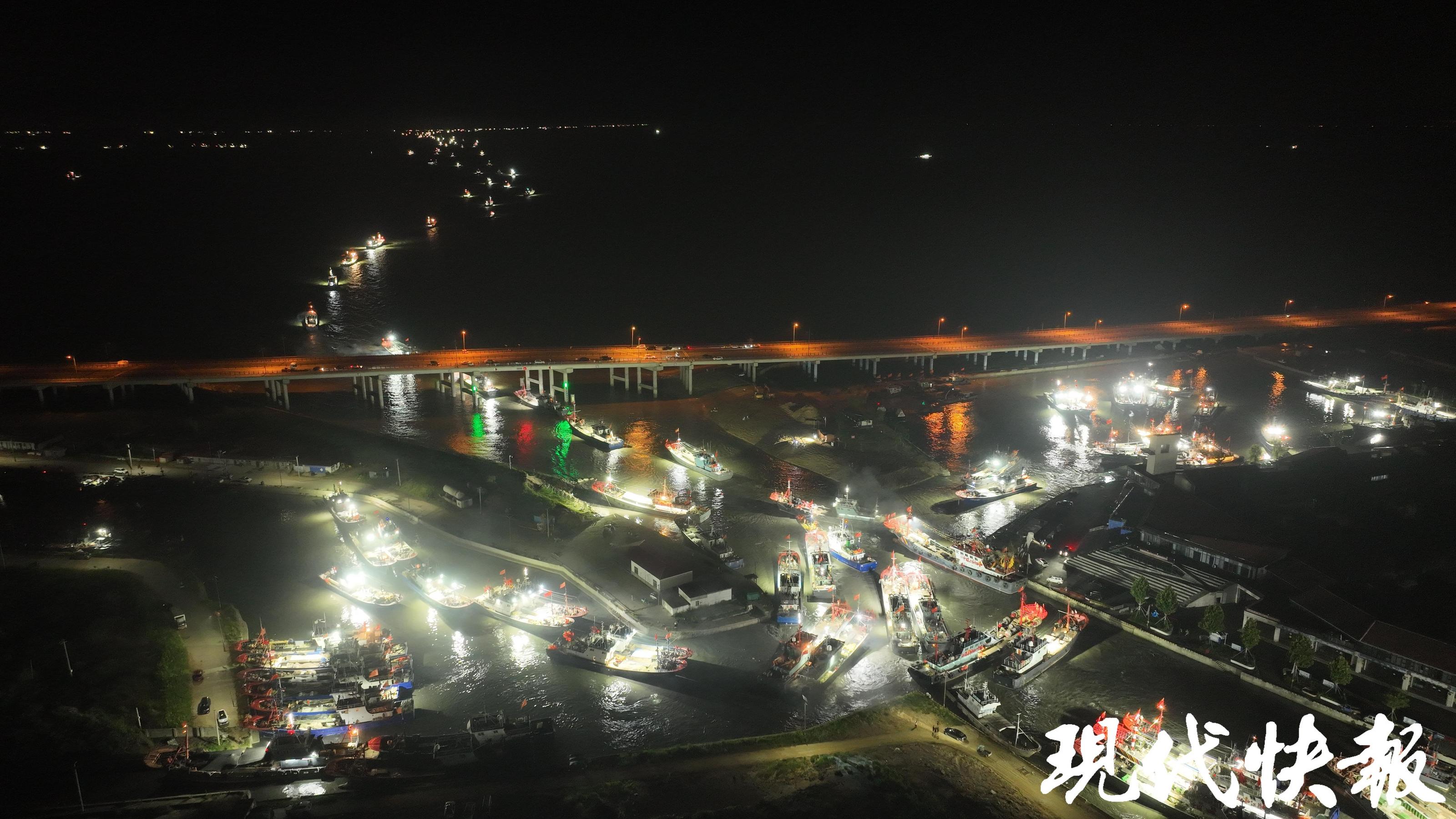 凌晨开海连云港赣榆1473艘渔船开启捕捞作业(图4)
