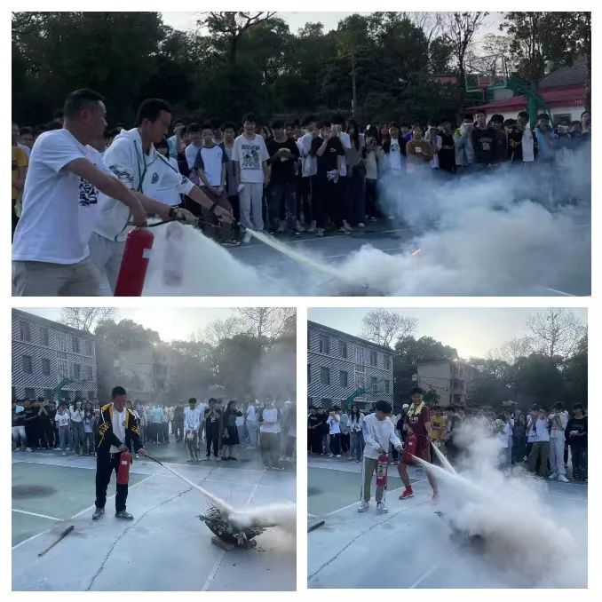 防患于未然衡阳市蔡伦科技中等职业学校消防演练(图4)