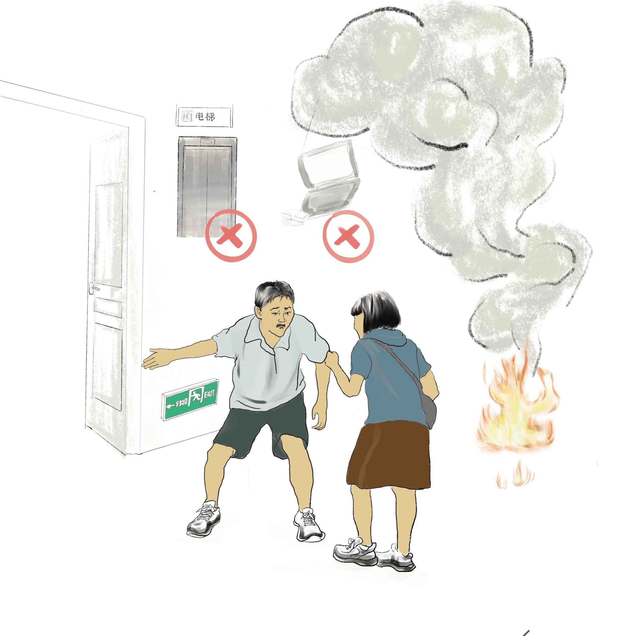 湖南益阳消防救援支队发布高层建筑火灾逃生指南(图2)