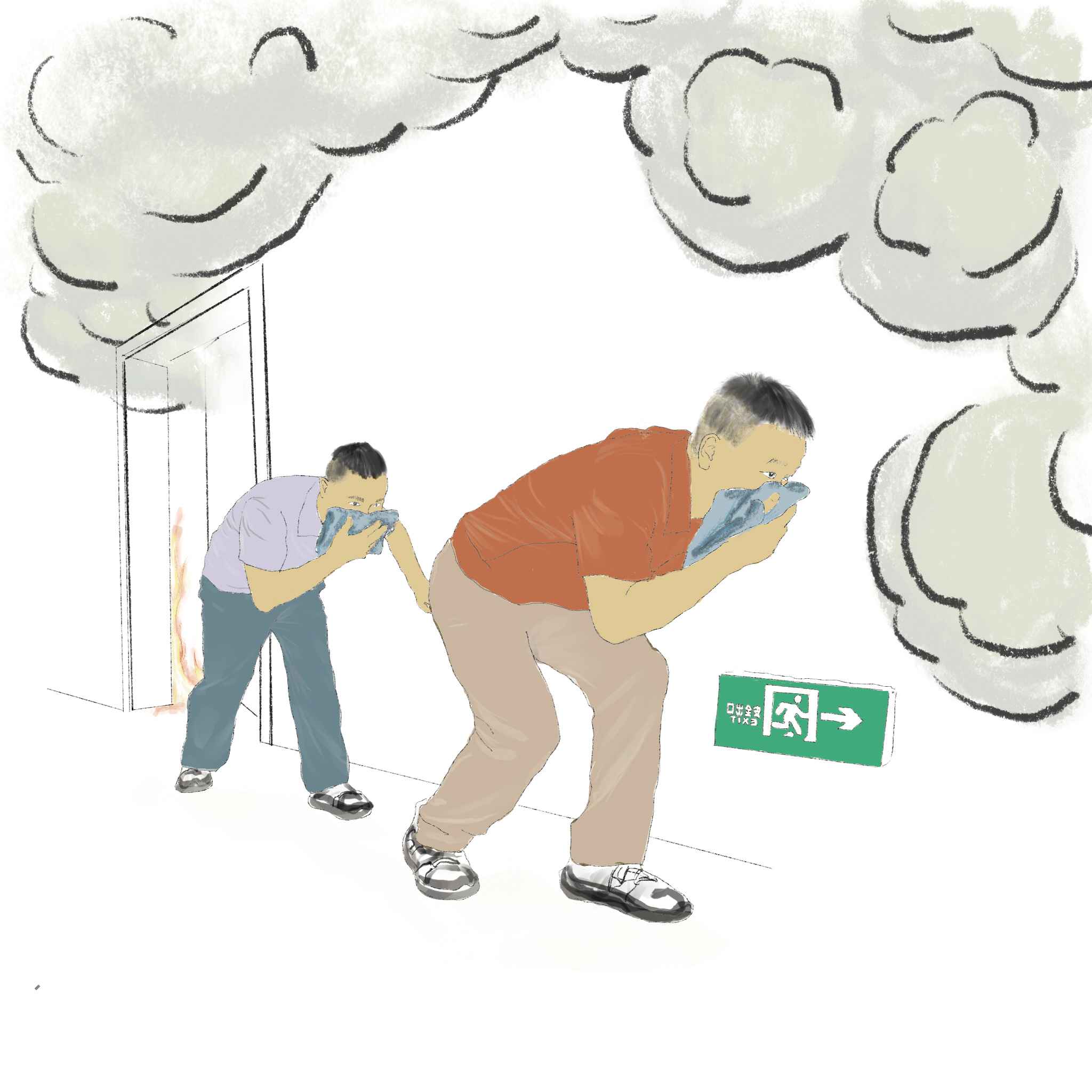 湖南益阳消防救援支队发布高层建筑火灾逃生指南(图3)