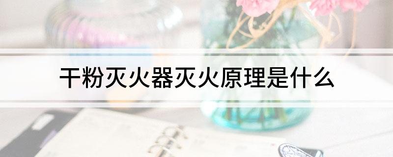 干粉灭火器灭火原理是什么(图1)