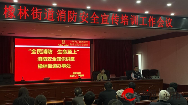 驻马店市驿城区橡林街道开展全国消防日培训讲座暨消防疏散演练活动(图2)