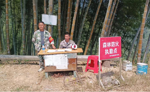 黎平县国有楠竹林场开展森防大练兵(图1)