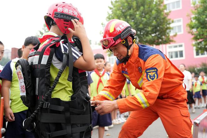 河北隆尧：消防安全第一课(图5)