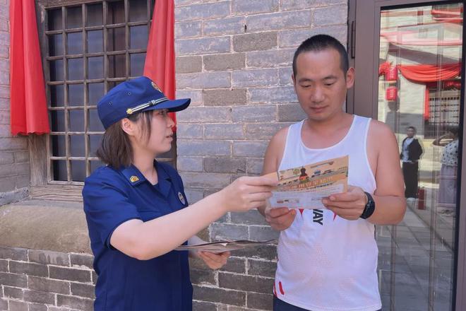 晋城消防：防火知识进田园农家乐里享平安(图1)