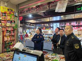 携手共筑农贸市场安全防线！市南区开展农贸市场消防及用电安全专项检查(图1)