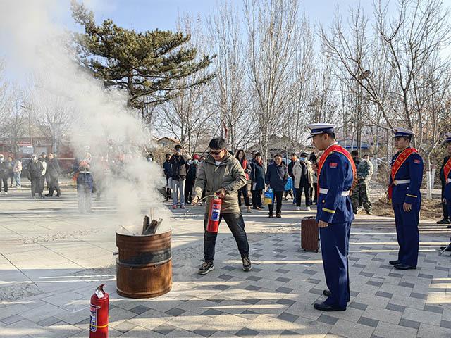 星空体育：林西县掀起“全民学消防”热潮(图1)
