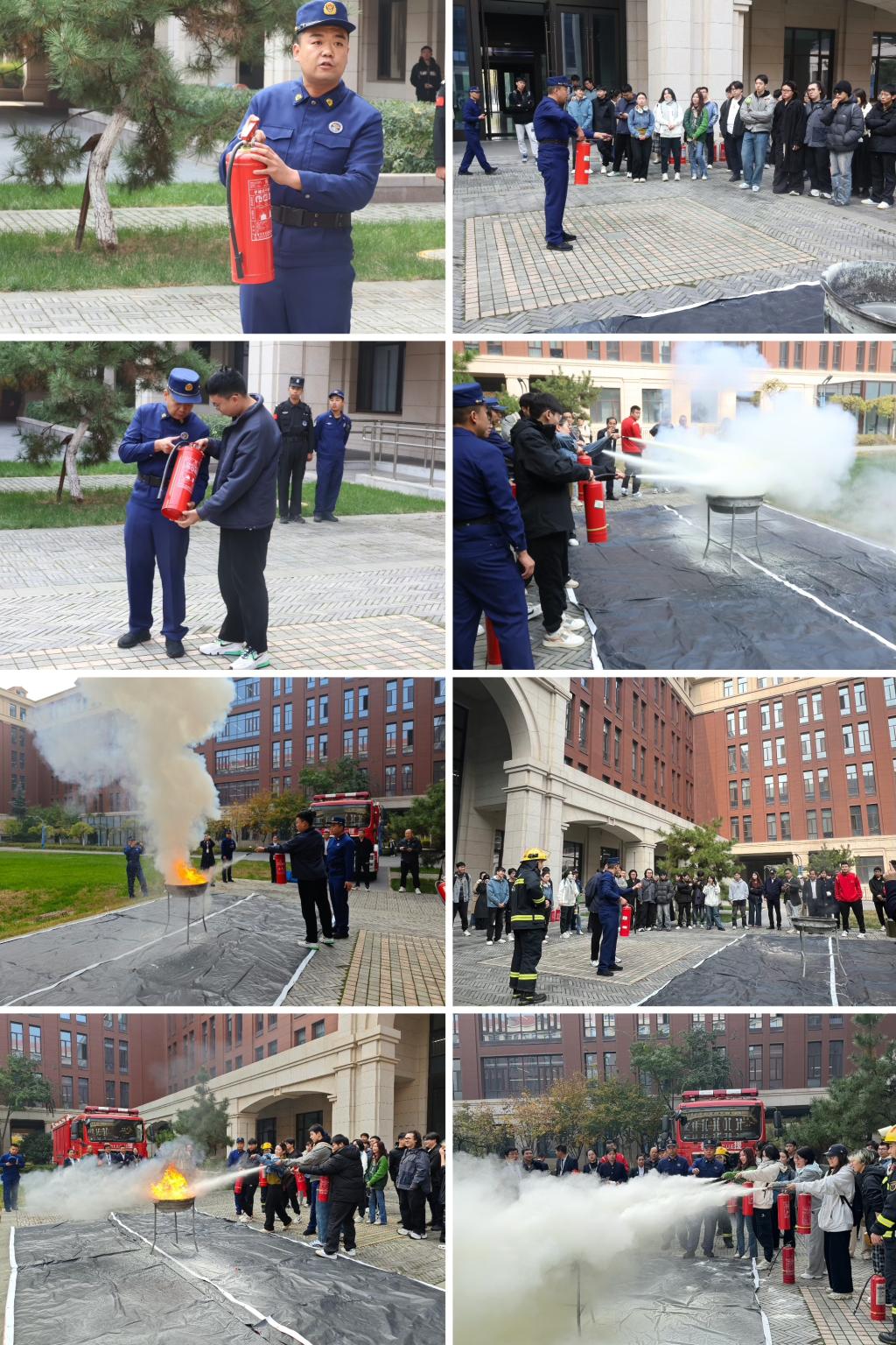 【五育并举促全面发展】人居学院联合后勤保障部等多部门开展消防疏散演练活动(图6)
