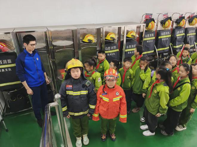 阳泉各级消防队伍开放科普教育基地、基层队站进行各种科普活动(图2)