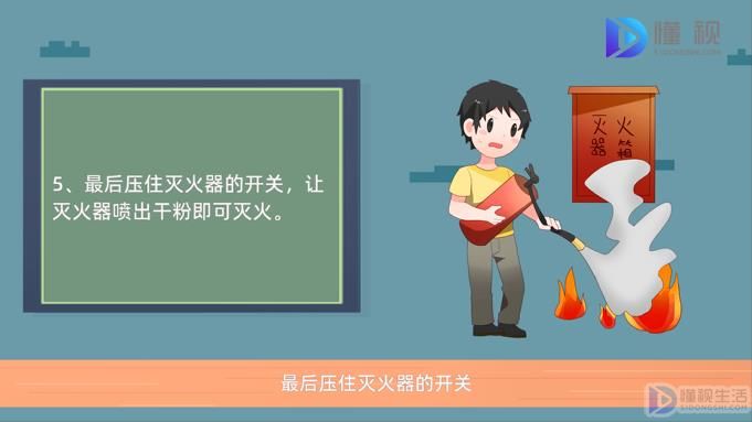 使用灭火器时正确的灭火方法(图2)
