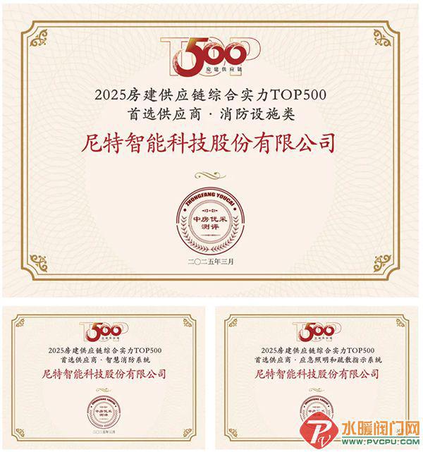 尼特连续8年入选消防设施类500强首选供应商品牌榜单(图4)