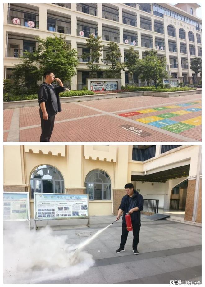 以练筑防安全同行——固始县元光小学开展2025年春季消防应急疏散演练(图5)
