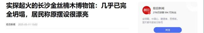 长沙金丝楠木博物馆遭大火焚毁引发网友热议。(图15)