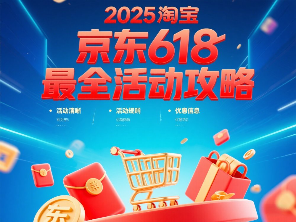 2025淘宝京东618活动6月2日到6月20日活动攻略！618哪一买最便宜？每天红包优惠大全！(图1)