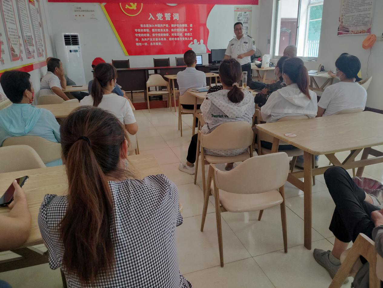 星空体育：桓台县马桥镇五庄村、马桥村开展消防安全宣传活动(图1)