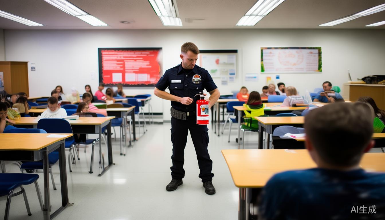 星空体育网站：盘龙区消防第142场院坝课堂走进龙泉中学！消防安全知识你掌握了吗？(图5)