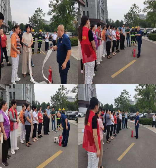 济宁太白湖新区许庄街道鹿港社区开展消防培训共筑安全“防火墙”(图2)