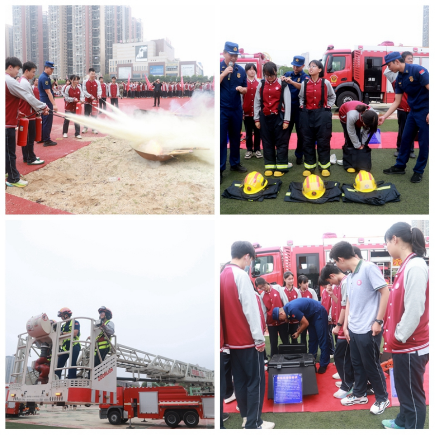 消防“大课堂”走进监利校园让师生们“沉浸式”学习消防知识(图1)