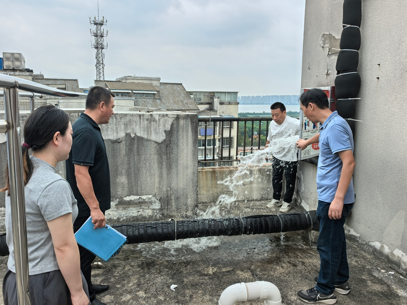 弋江区龙湖街道：严守“两节”安全关节前排查不放松(图1)