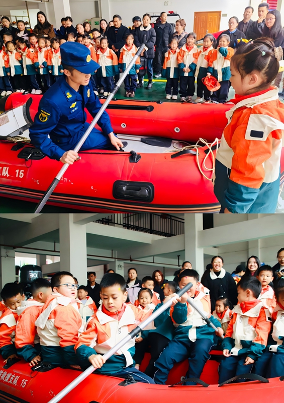 习水一小：把安全教育课堂搬到消防救援大队(图3)