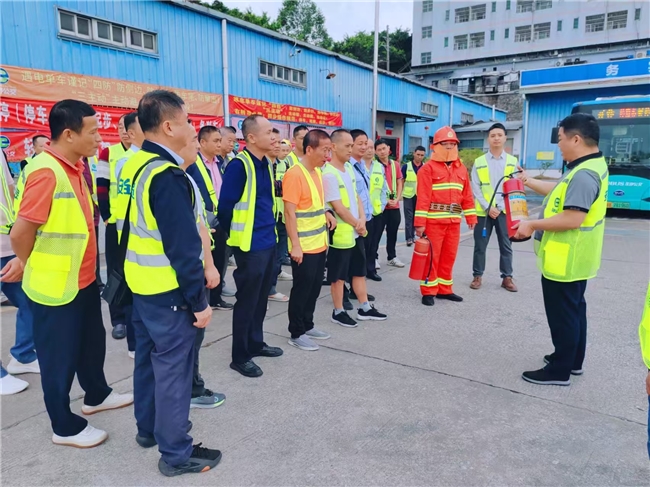 以演筑防以练备战汇源车队筑牢消防安全防线(图3)