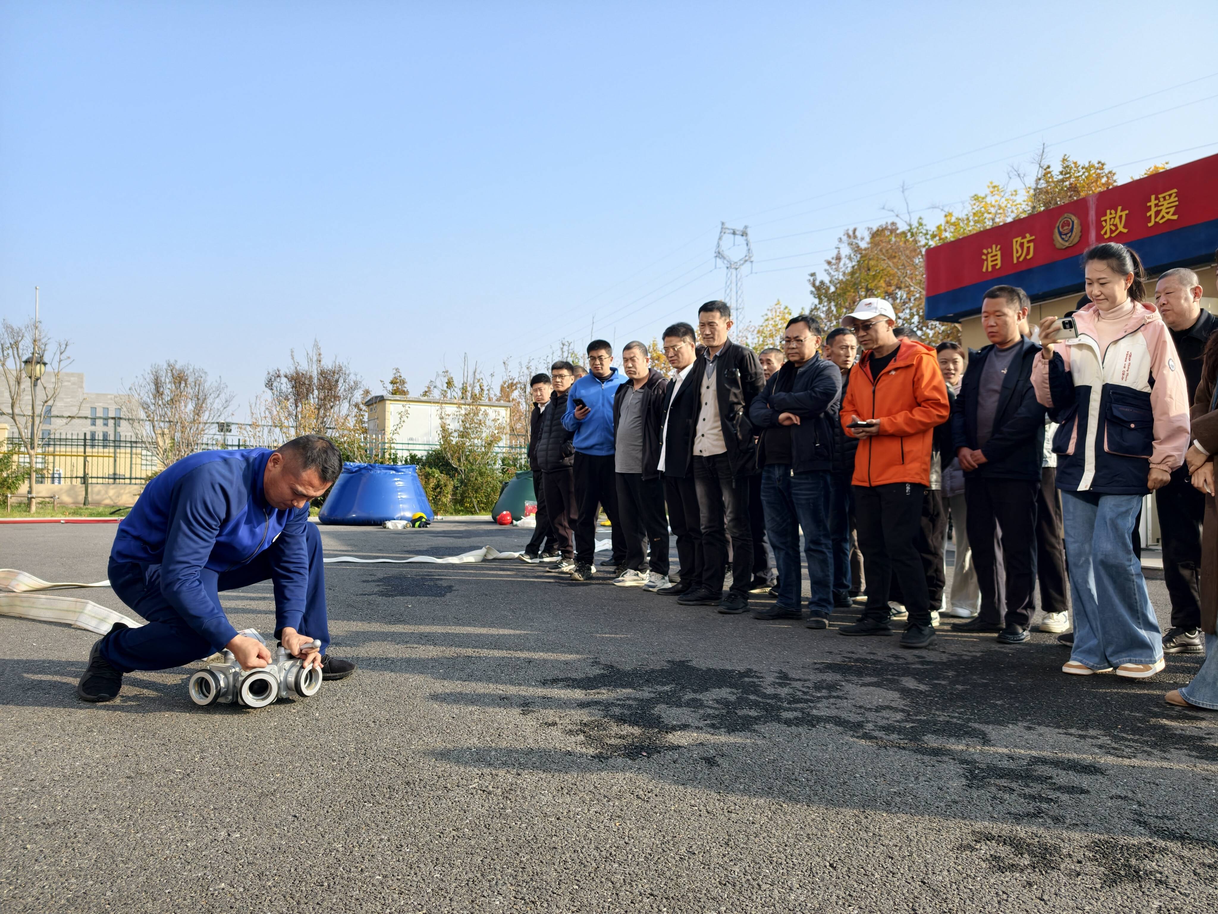 烟台高新消防组织开展社会单位消防安全实操培训(图1)