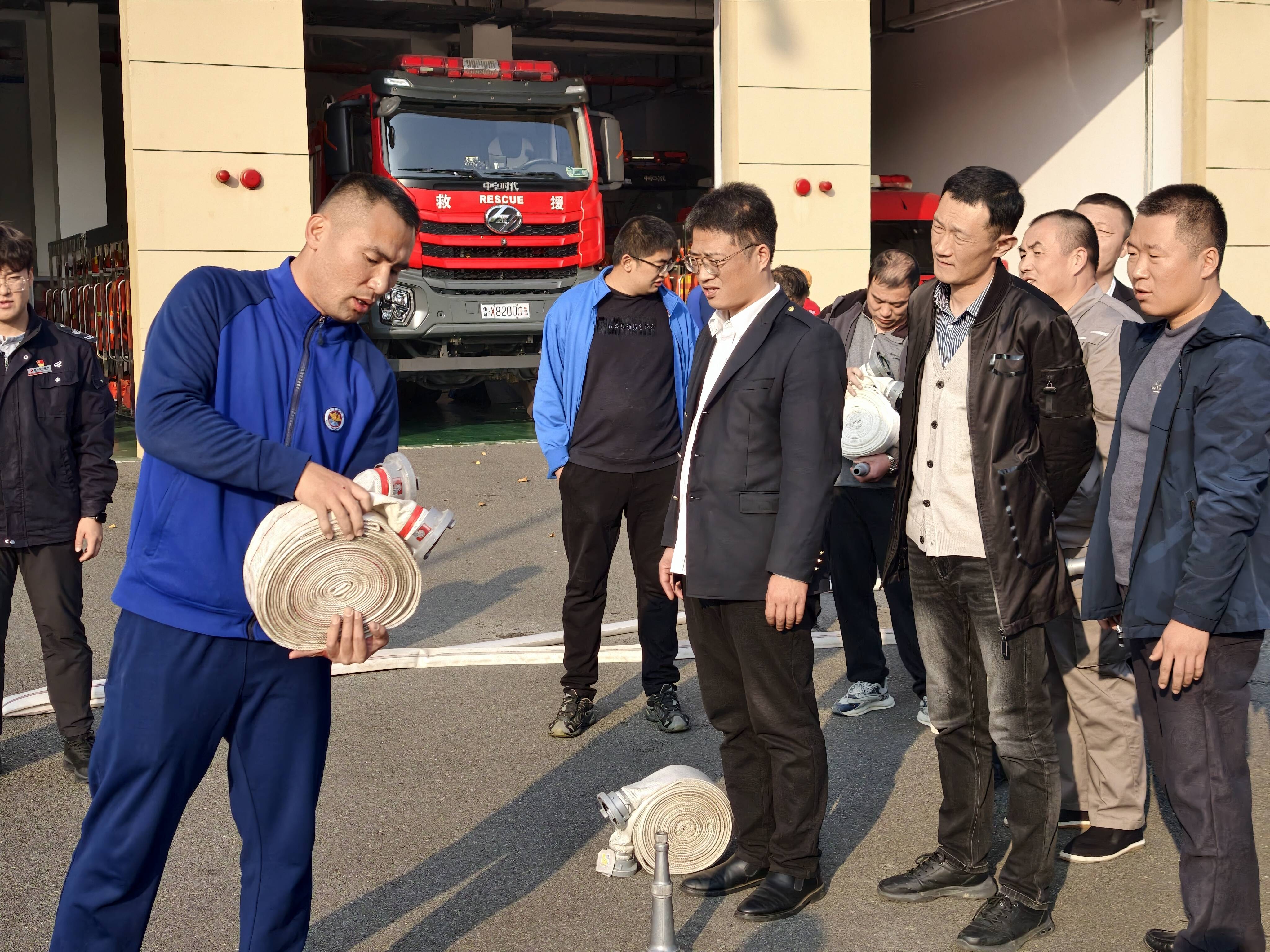 烟台高新消防组织开展社会单位消防安全实操培训(图2)