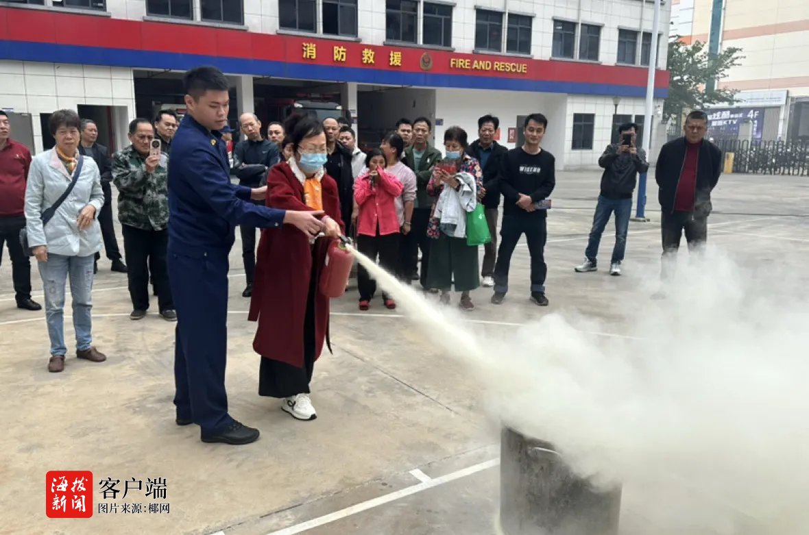 海口美兰区海府街道举办“楼栋消防员”培训活动(图3)