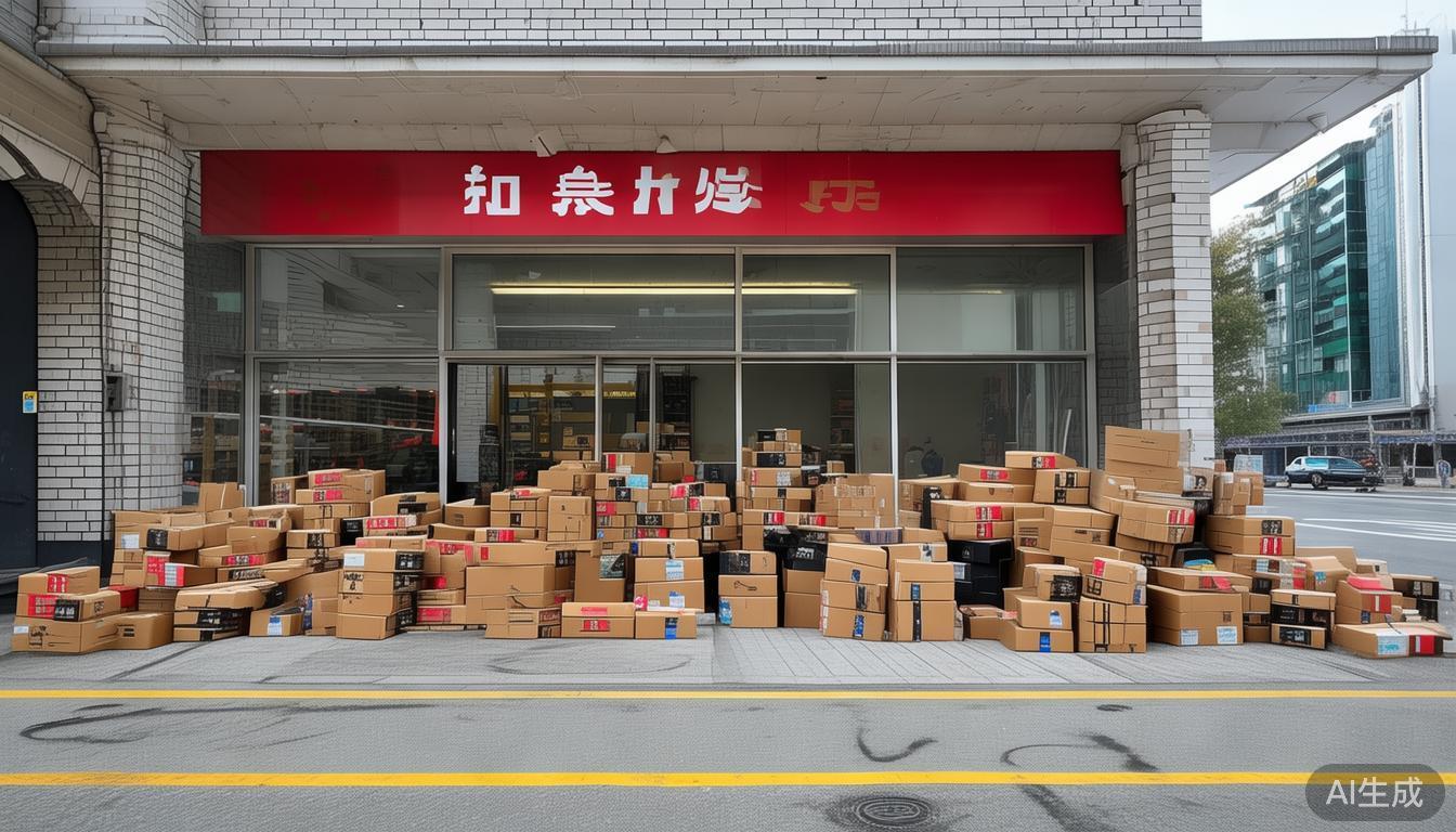 快递站乱象触目惊心！消防通道被堵、灭火器藏角落你家附近是否也存在这样的安全隐患？(图3)