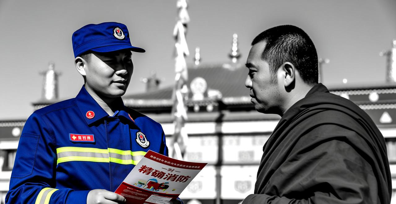 灭火器不会用？看消防员手把手教会僧众火灾面前谁都不能掉以轻心(图3)