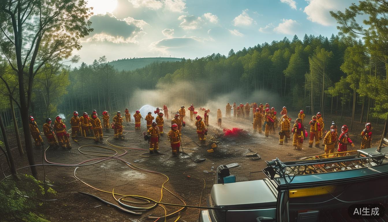 星空体育：冠军风采！南城森林消防如何在水泵串联输水中力压群雄、连夺多项第一？(图7)