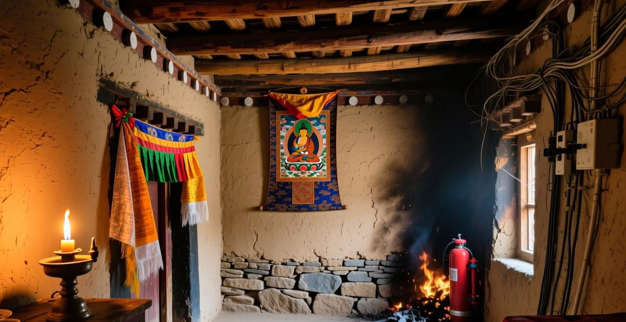 星空体育网站：灭火器不会用？看消防员手把手教会僧众火灾面前谁都不能掉以轻心(图2)