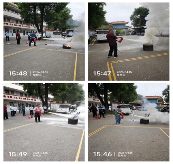 县殡仪馆开展消防安全培训与应急演练(图1)